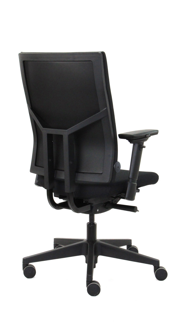 Ergonomische bureaustoel Hypster Comfort zwart kunststof