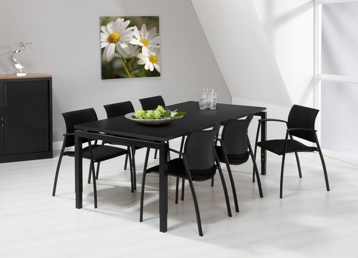 Vergadertafel Ora 160x80 cm 4-poot