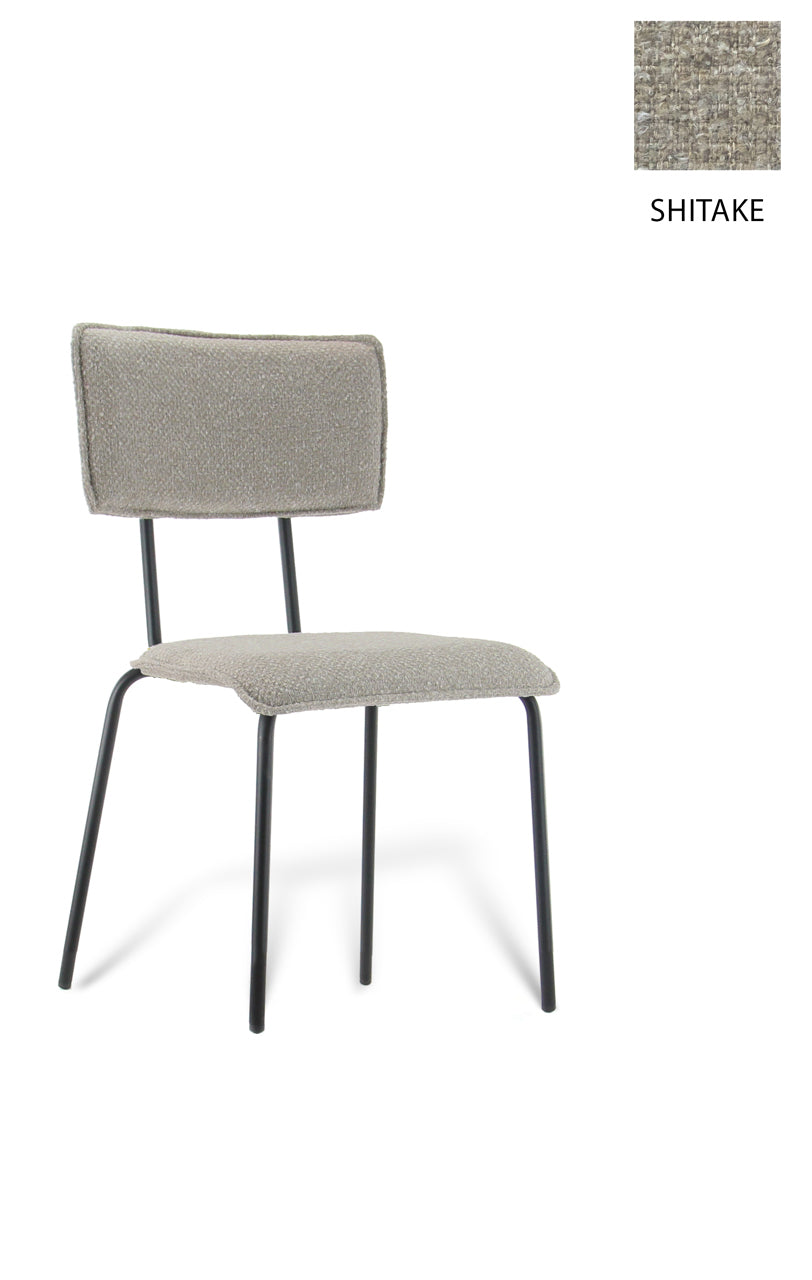Kantinestoel SR gerecyclede stof taupe