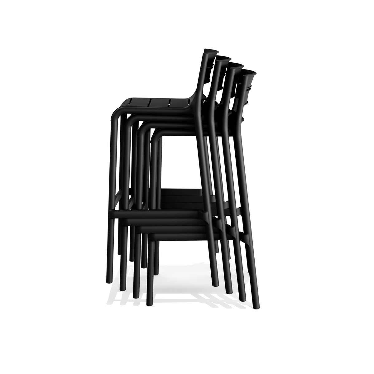 Barkruk Ora kunststof stapelbaar 76 cm