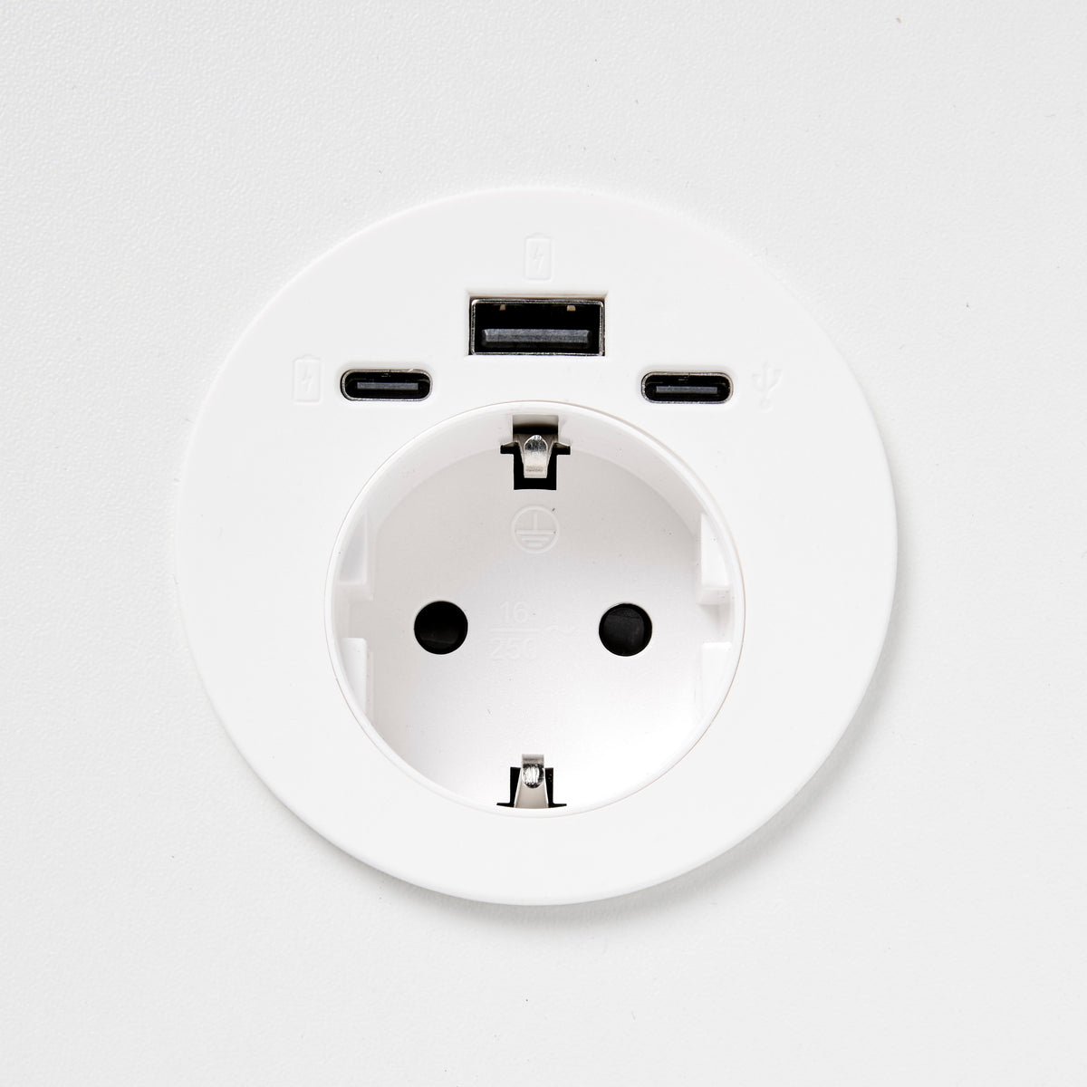 Stopcontact Ora inbouw 6 cm met USB