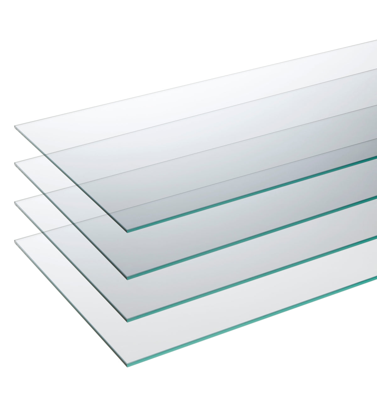 Vitrinekast Ora 100x40x197 cm glas