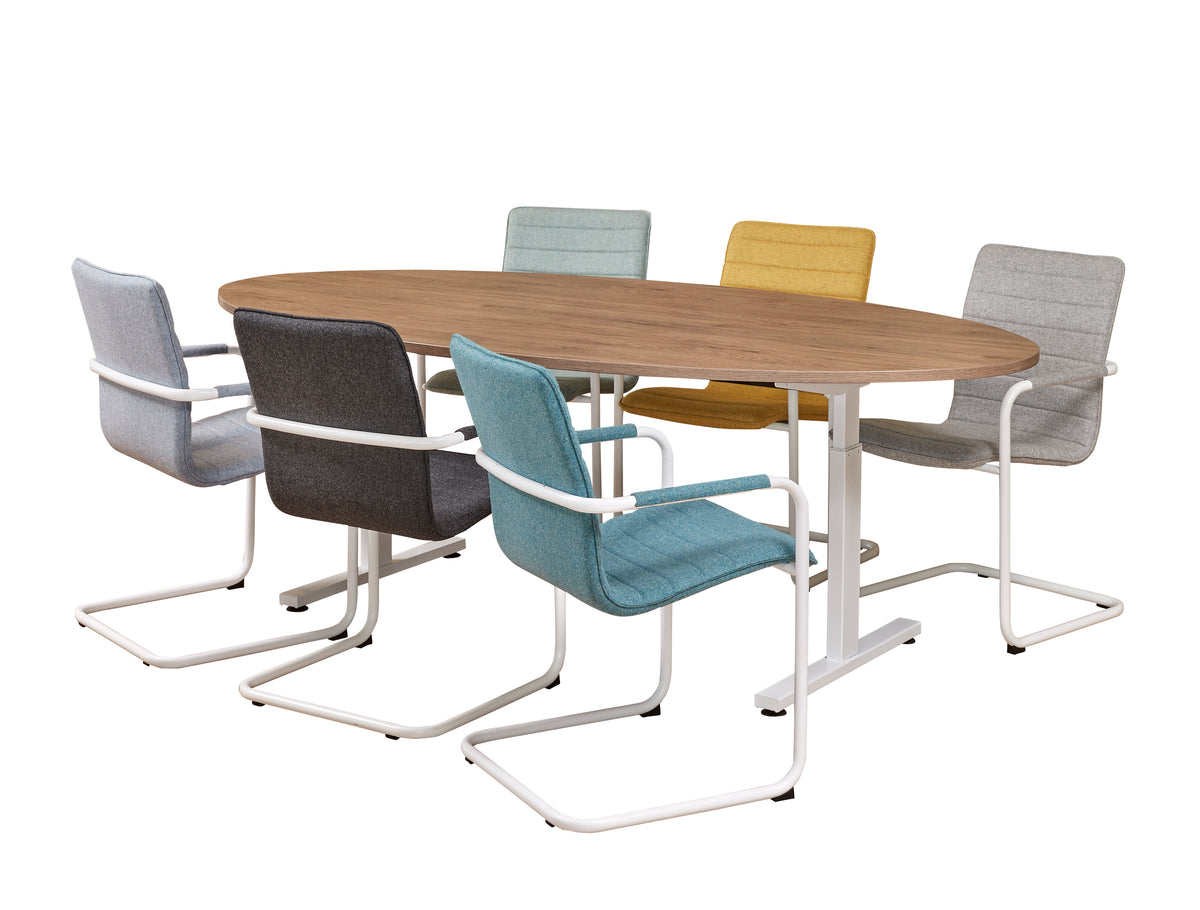 Vergadertafel Ora 220x110 cm ovaal Basic