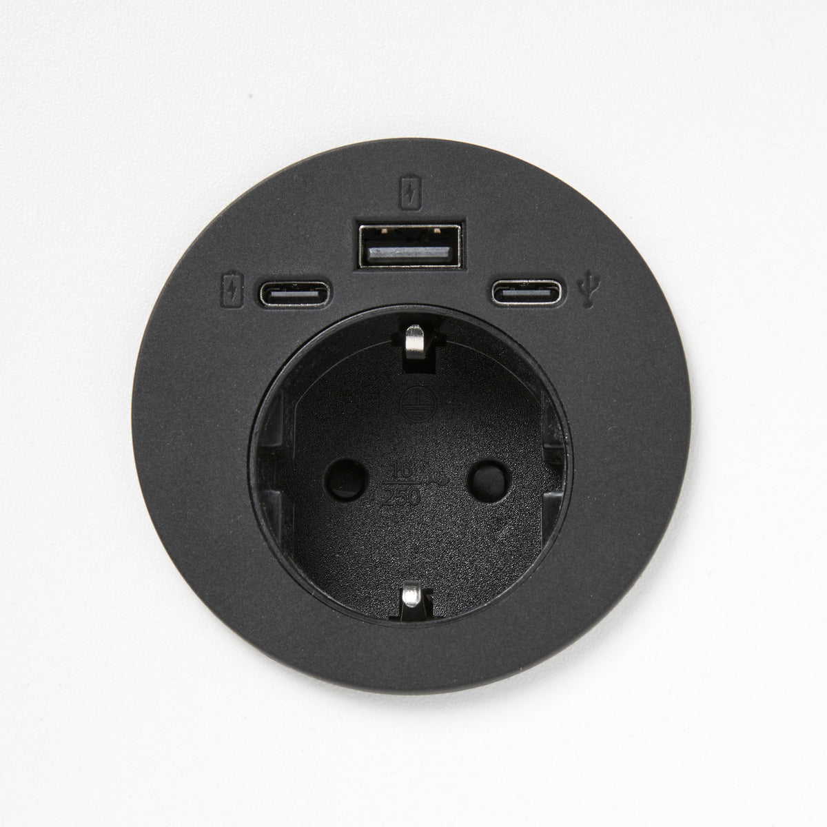 Stopcontact Ora inbouw 6 cm met USB