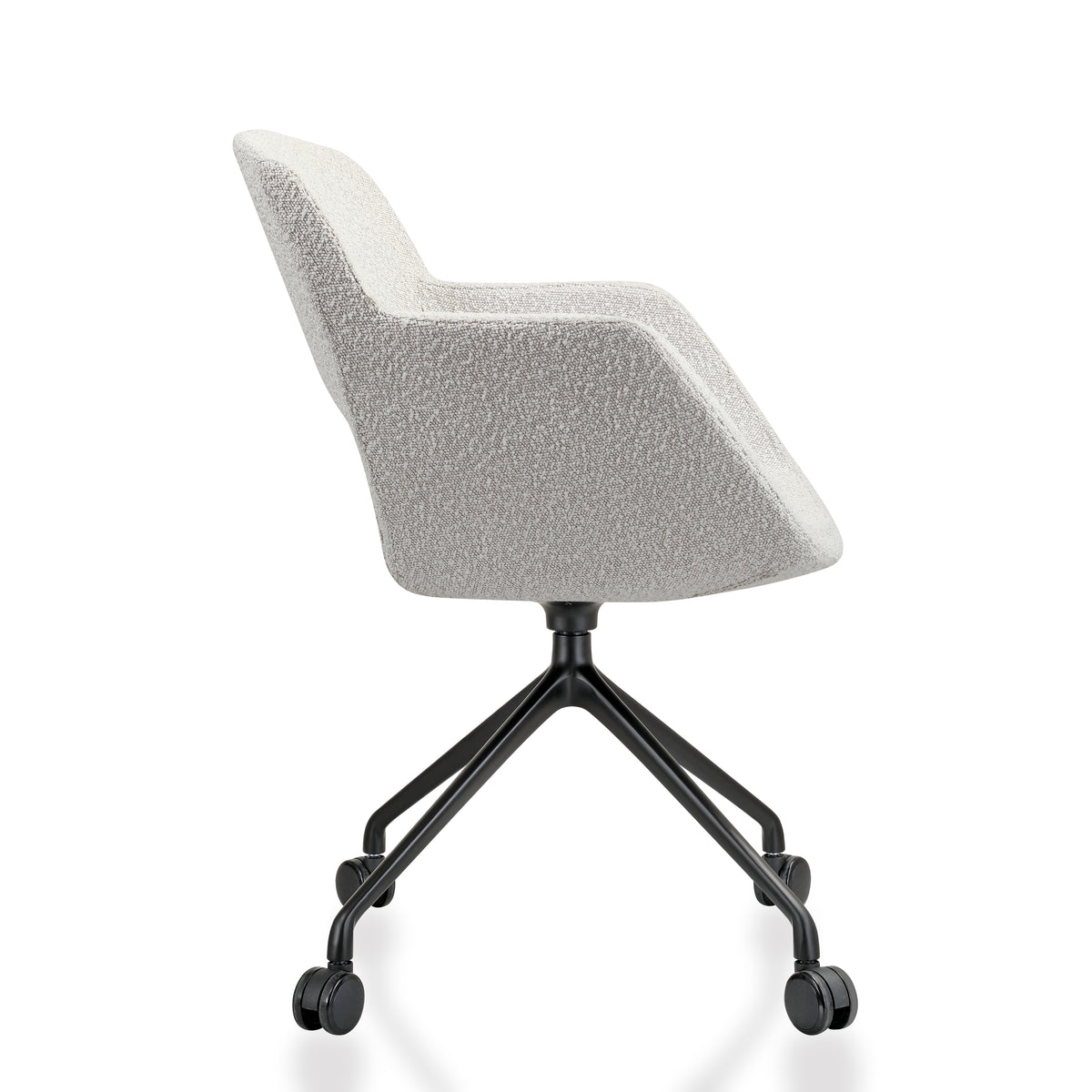 Vergaderstoel Ora Spin boucle verrijdbaar