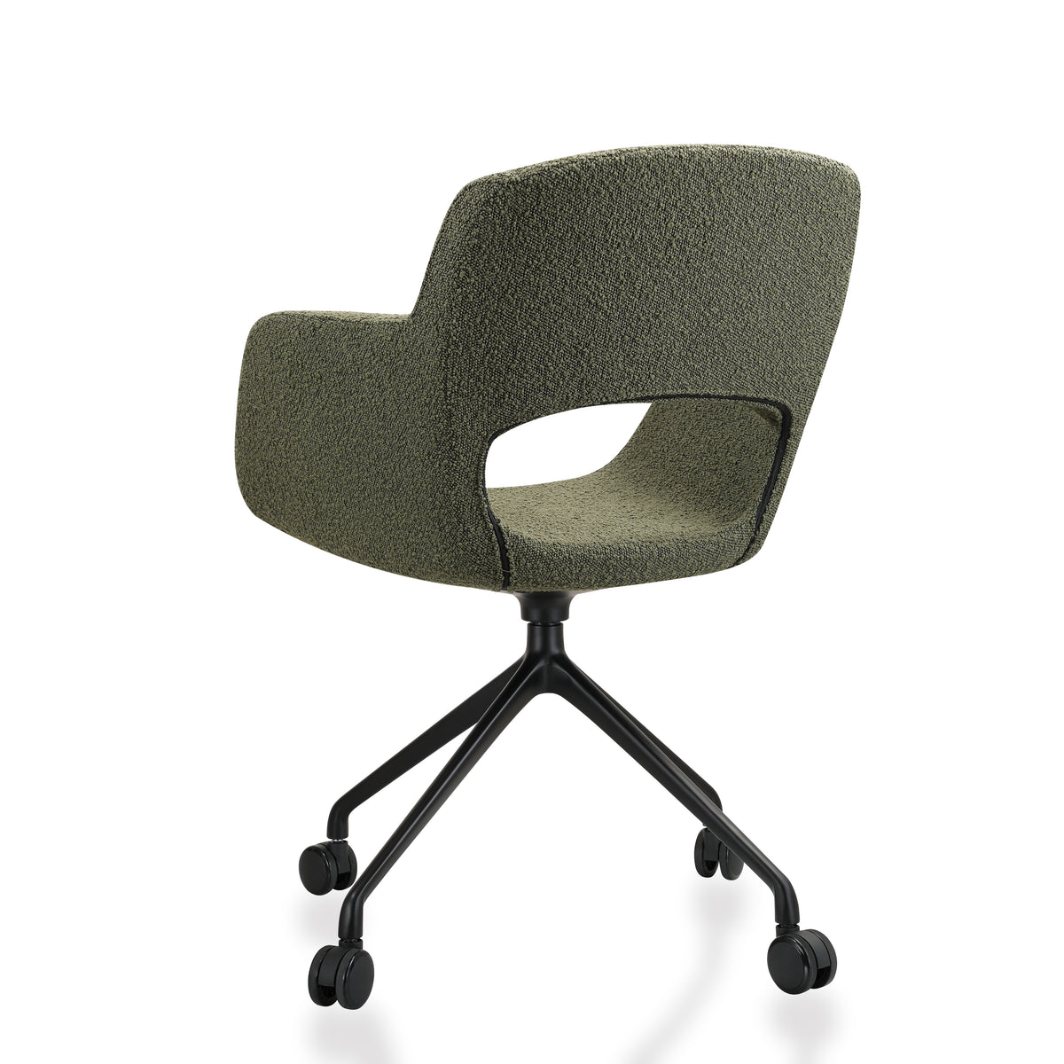 Vergaderstoel Ora Spin boucle verrijdbaar