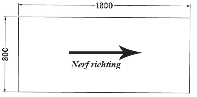 Los bureaublad 180x80 cm