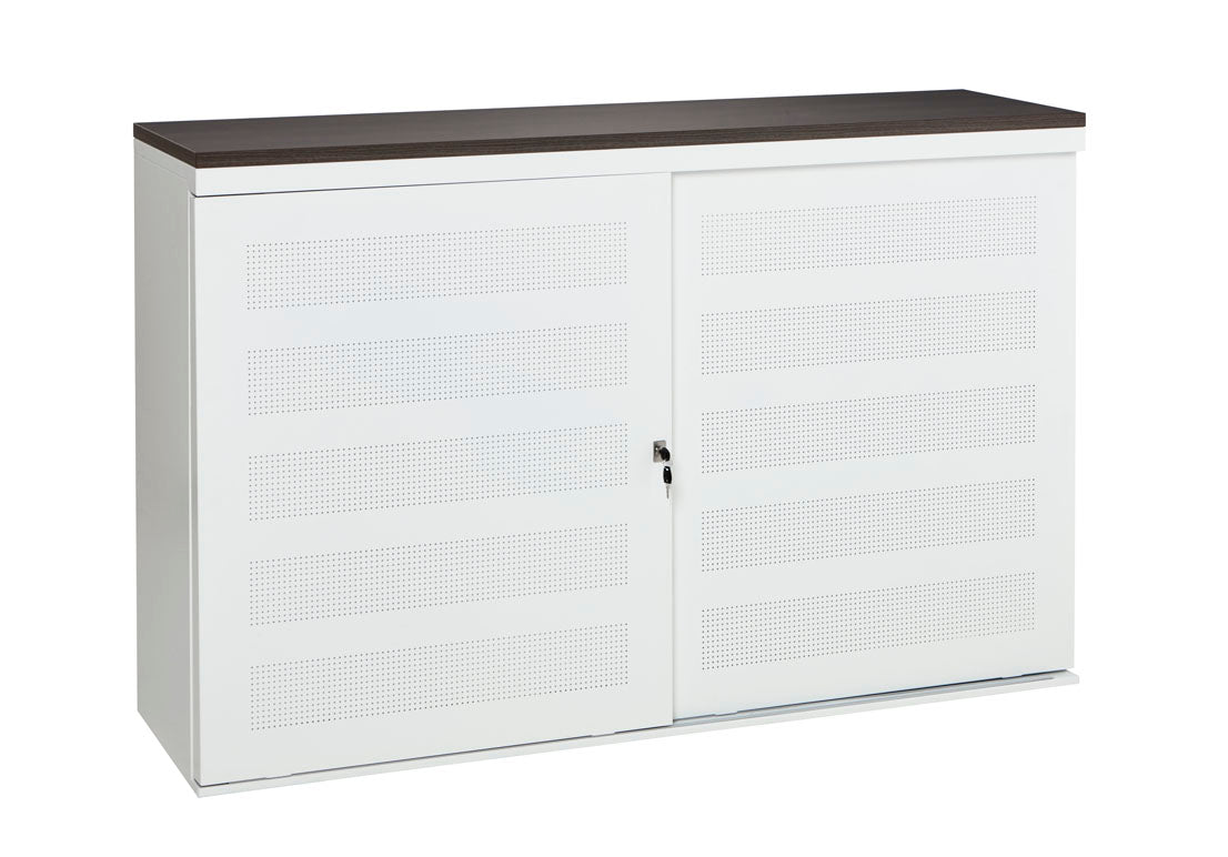 Lage schuifdeurkast Perf 100x166x40cm