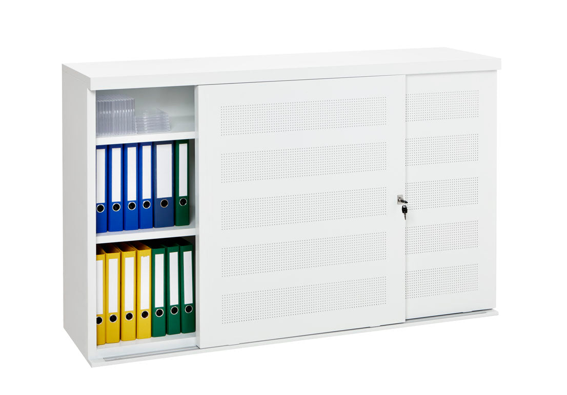 Lage schuifdeurkast Perf 100x166x40cm