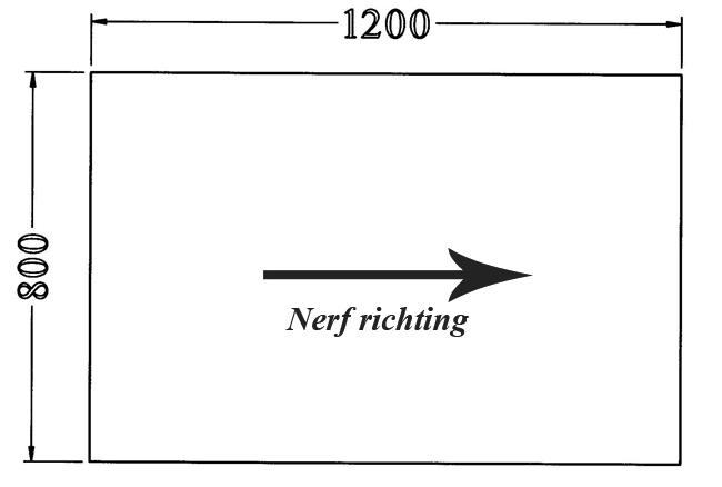 Los bureaublad 120x80 cm