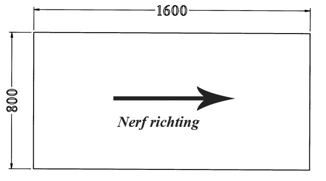 Los bureaublad 160x80 cm