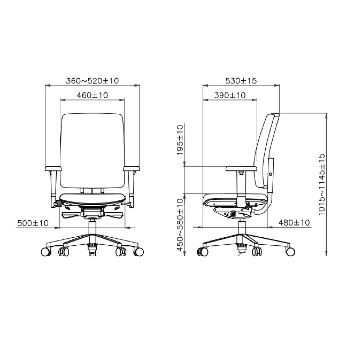 NPR Bureaustoel ProFlex 300