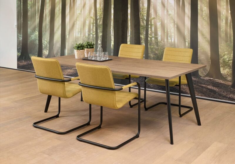 Vergadertafel 4-poots | 160x80cm