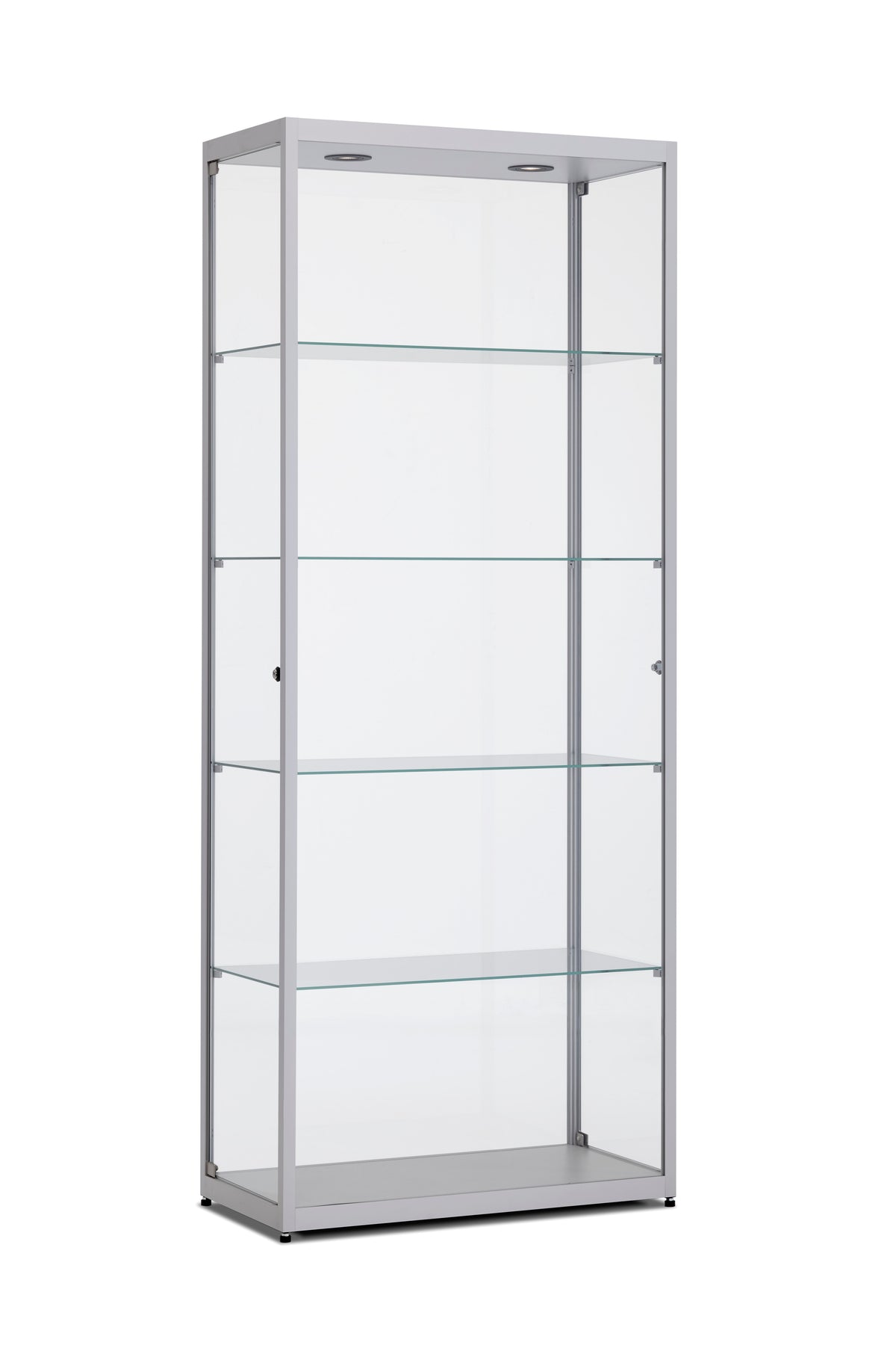 Vitrinekast Ora 40x40x198 cm glas