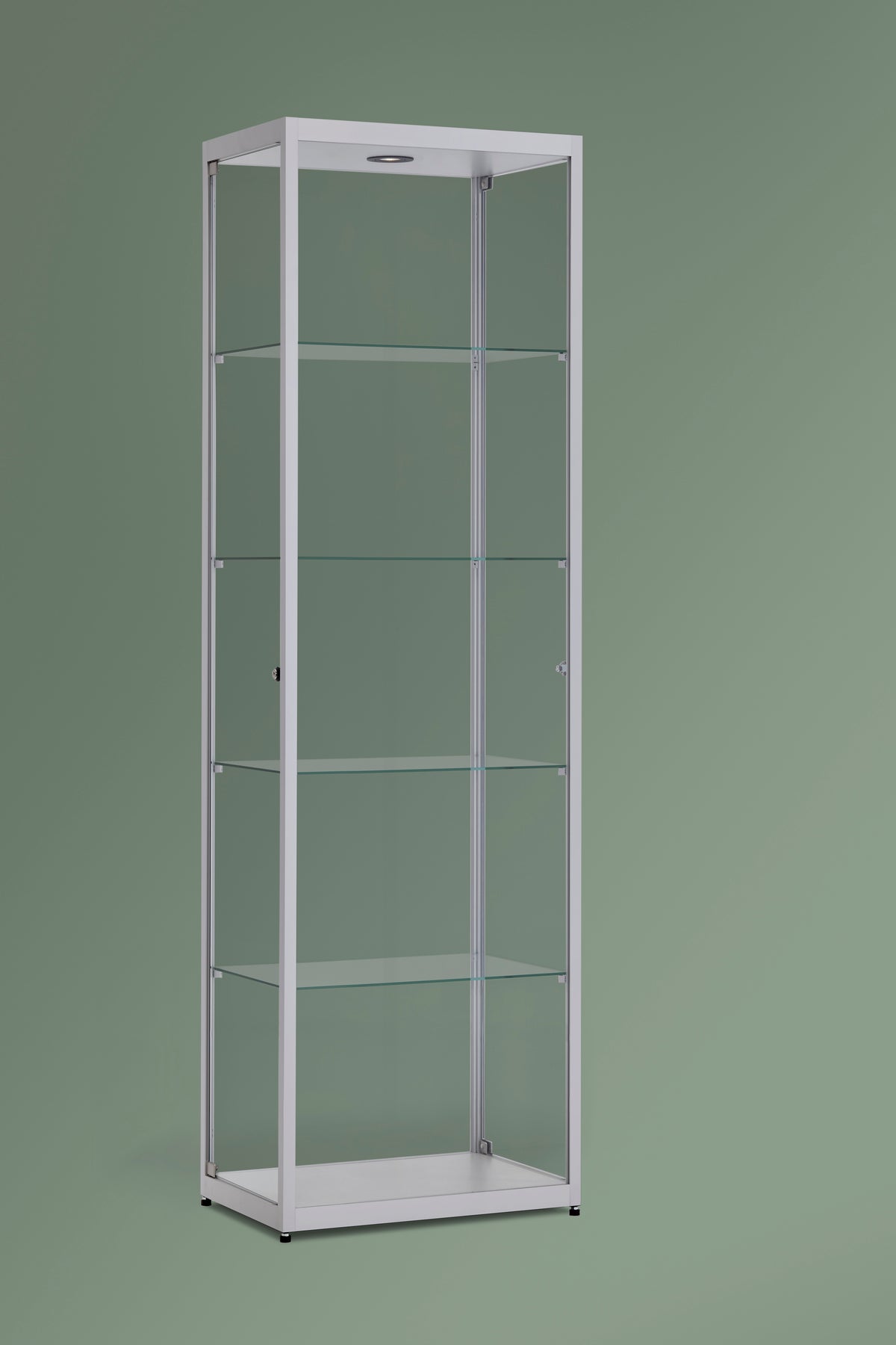 Vitrinekast Ora 40x40x198 cm glas