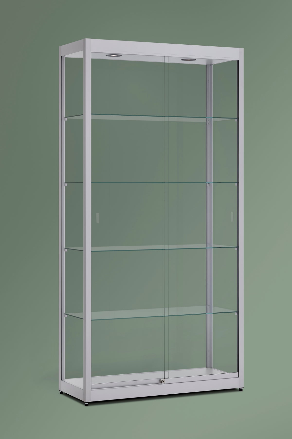 Vitrinekast Ora 100x40x197 cm glas