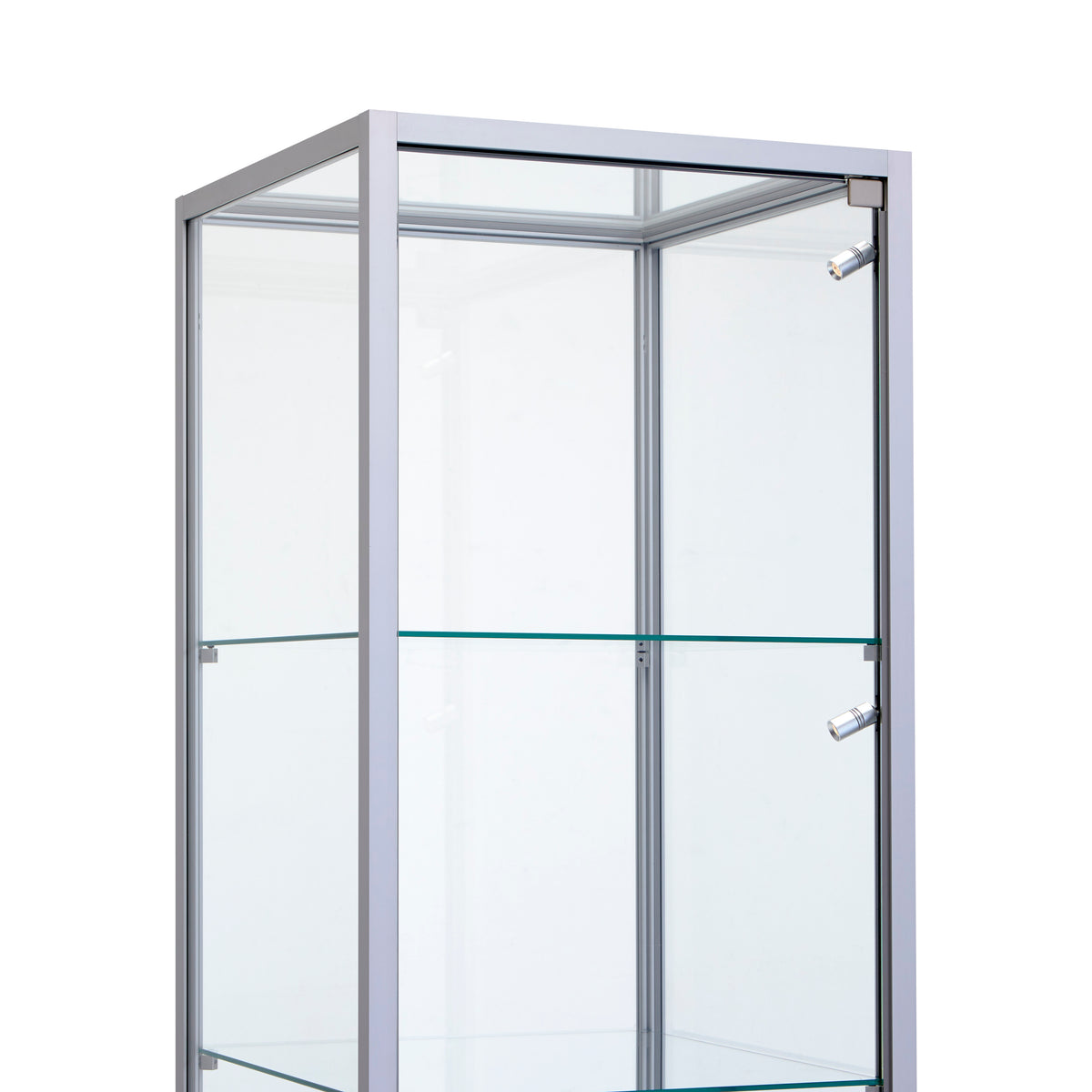 Vitrinekast Ora 50x50x198 cm glas