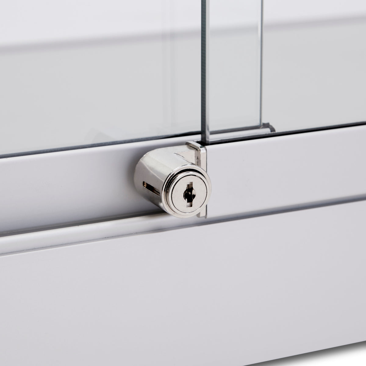 Vitrinekast Ora 100x40x197 cm glas