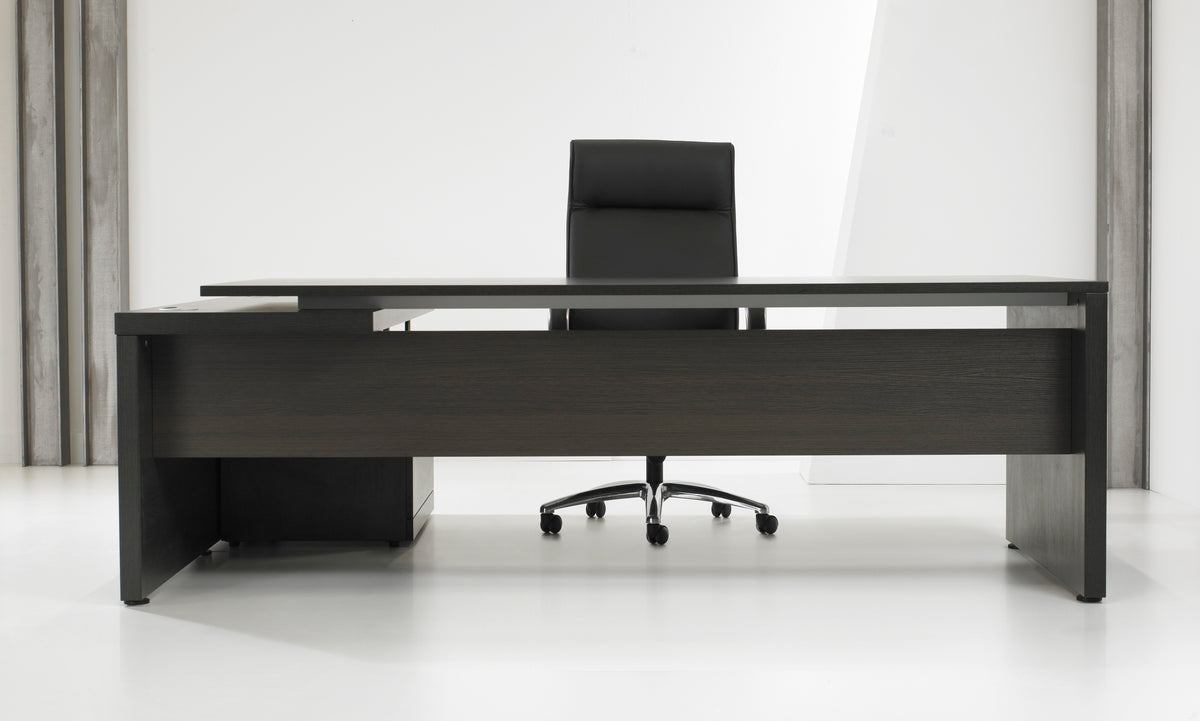 Directiebureau Ora 210x90 cm donker eiken