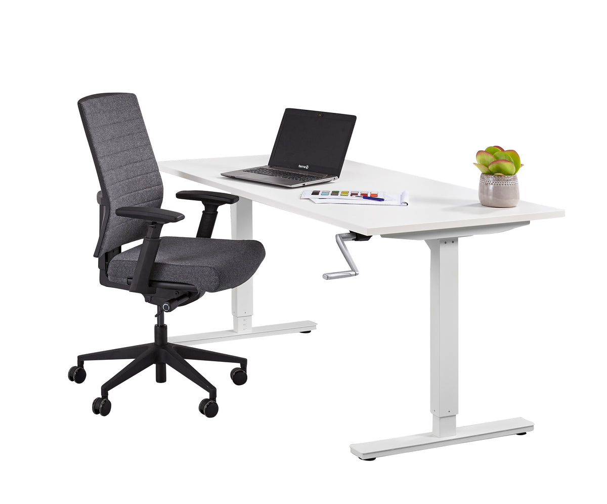 Zit-sta bureau Ora 140x80 cm met slinger