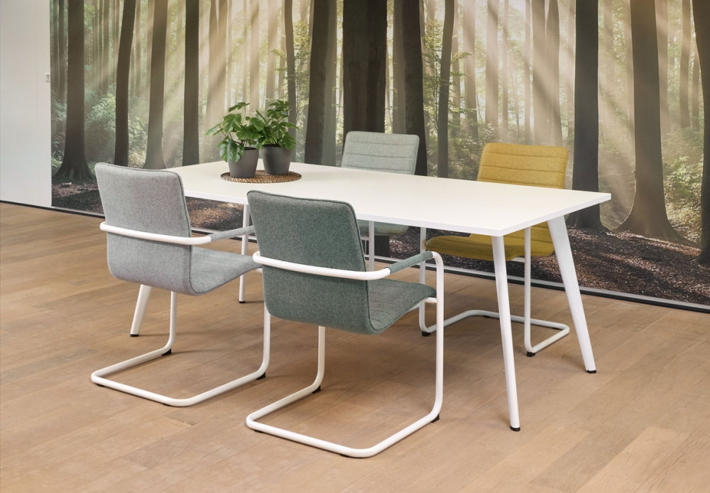 Vergadertafel 4-poots | 180x80cm