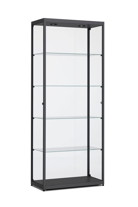 Vitrinekast Ora 80x40x198 cm glas