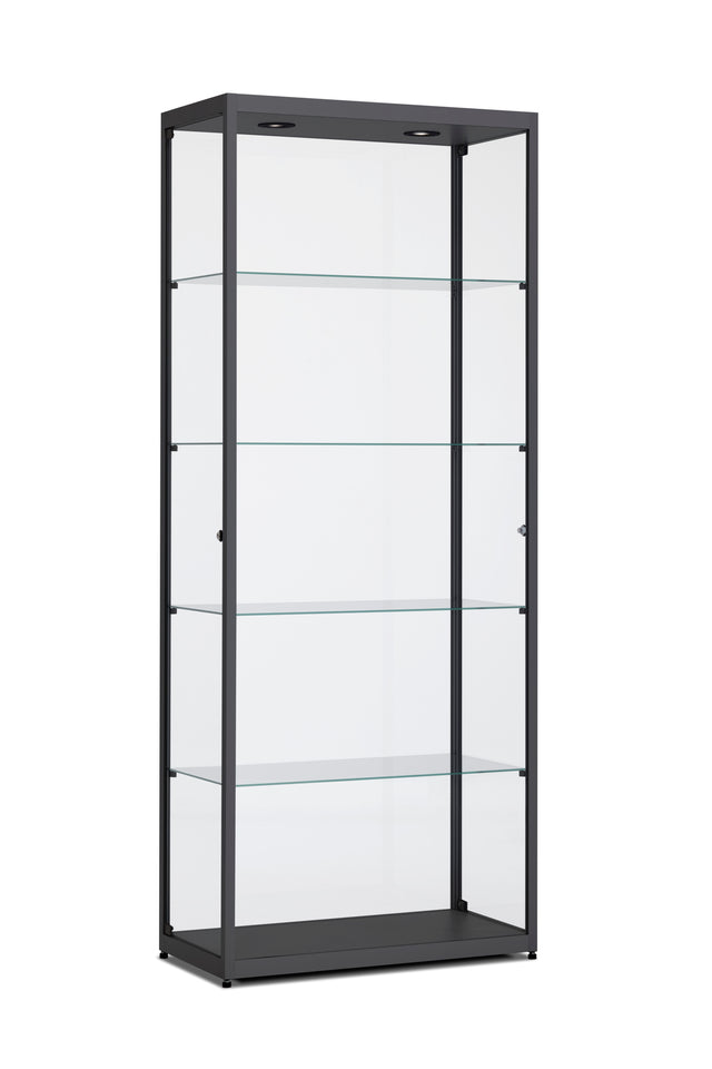Vitrinekast Ora 80x40x198 cm glas