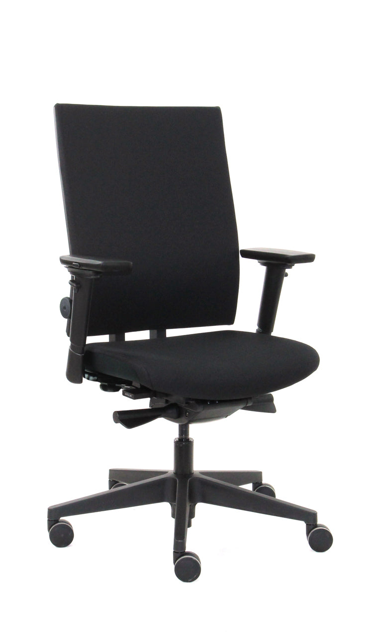 Ergonomische bureaustoel Hypster Comfort zwart kunststof