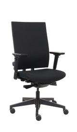 Ergonomische bureaustoel Hypster Comfort zwart kunststof