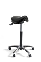 Zadelkruk Pro kunstleder comfort aluminium gepolijst