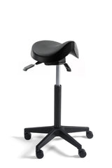 Zadelkruk Pro pu ergonomisch zwart kunststof