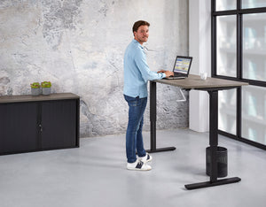 Zit-sta bureau Ora 160x80 cm met slinger