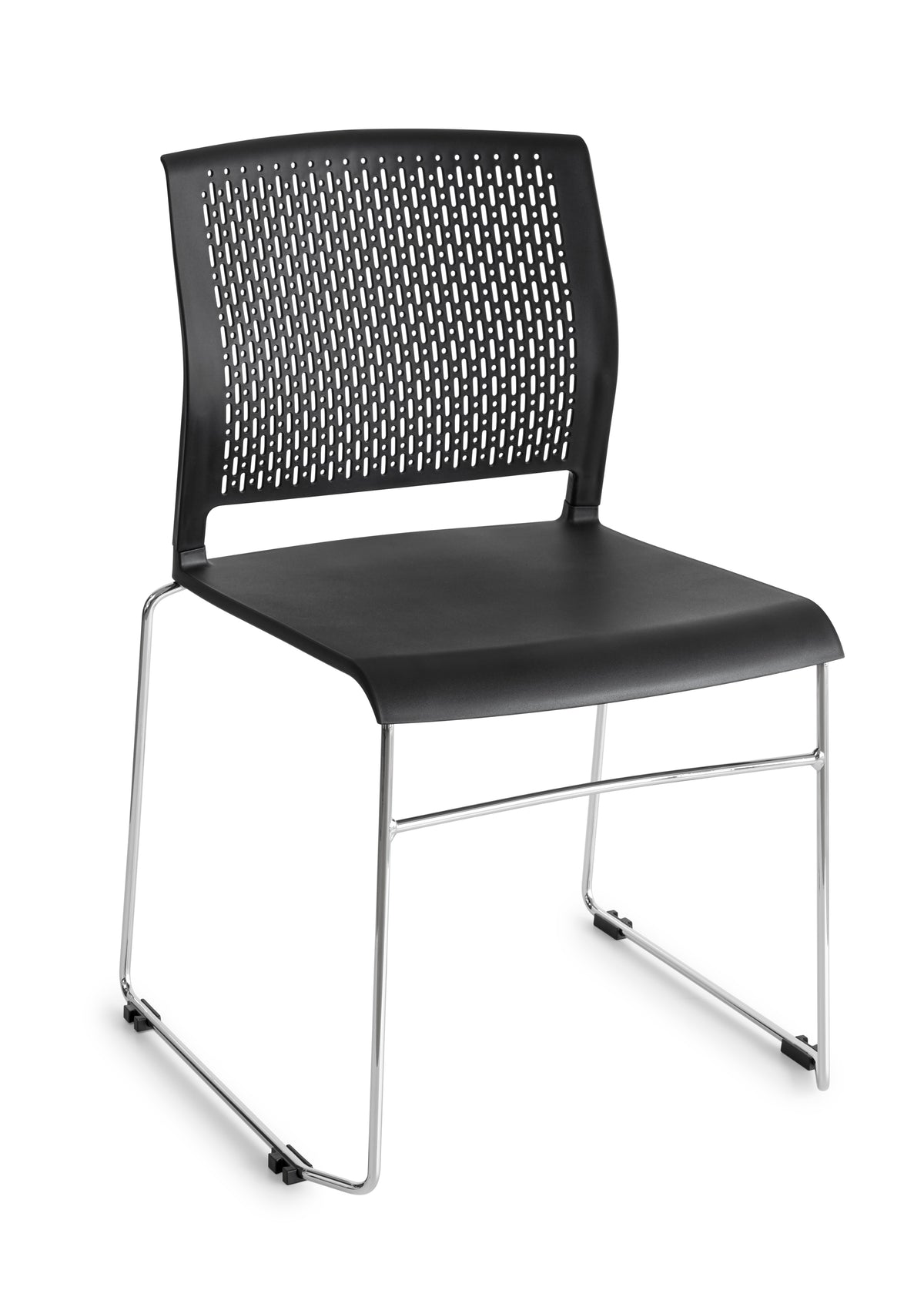 Kantinestoel Ora koppelbaar chroom