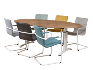 Vergadertafel Ora 220x110 cm ovaal