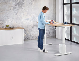 Zit-sta bureau Ora 180x80 cm met slinger