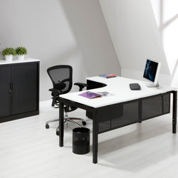 Hoekbureau Ora 180x120 cm links N-poot
