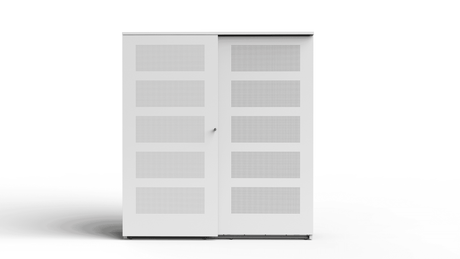 Akoestische kast Ora 194x160-240x47 cm geperforeerd