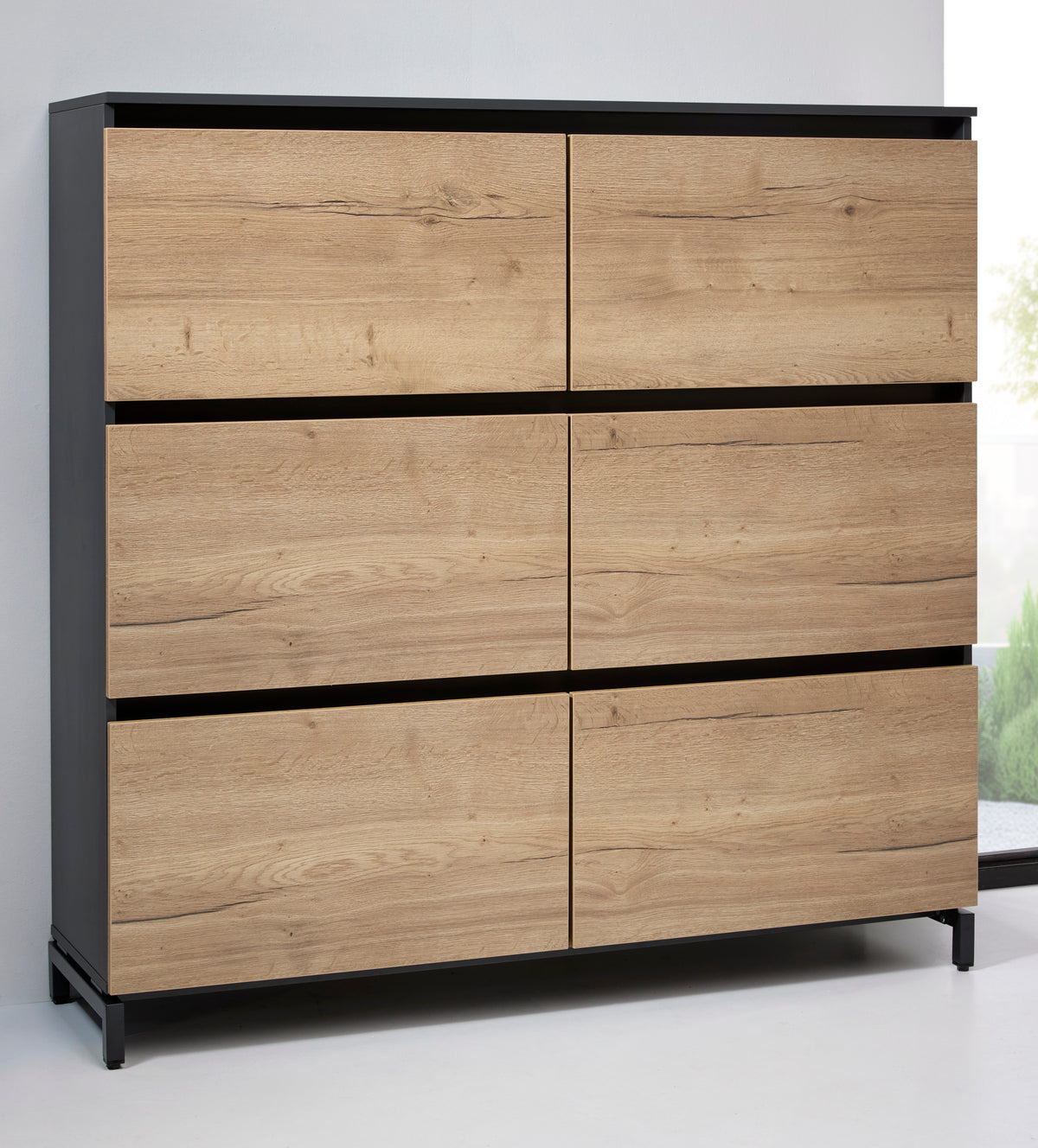 Dressoirkast Ora 155x160x44 cm halifax eiken
