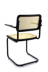 Ontvangststoel Studio webbing zwart zwart met
