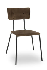 Kantinestoel Loft hout vintage hout