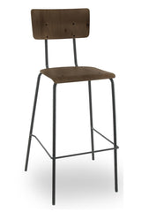 Barkruk Loft hout vintage hout