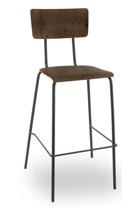 Barkruk Loft hout vintage hout