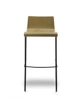 Barkruk P-5 zwart eiken blank eiken