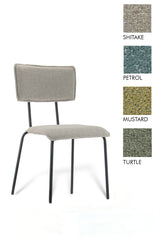 Kantinestoel SR gerecyclede stof taupe