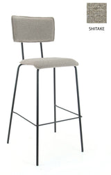 Barkruk SR gerecyclede stof taupe
