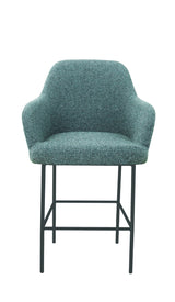 Barkruk Studio kuip boucle 65 cm lage kuip grafiet