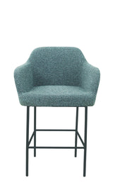 Barkruk Studio kuip boucle 65 cm lage kuip grafiet