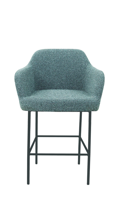 Barkruk Studio kuip boucle 65 cm lage kuip grafiet