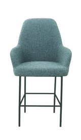 Barkruk Studio kuip boucle 65 cm lage kuip grafiet