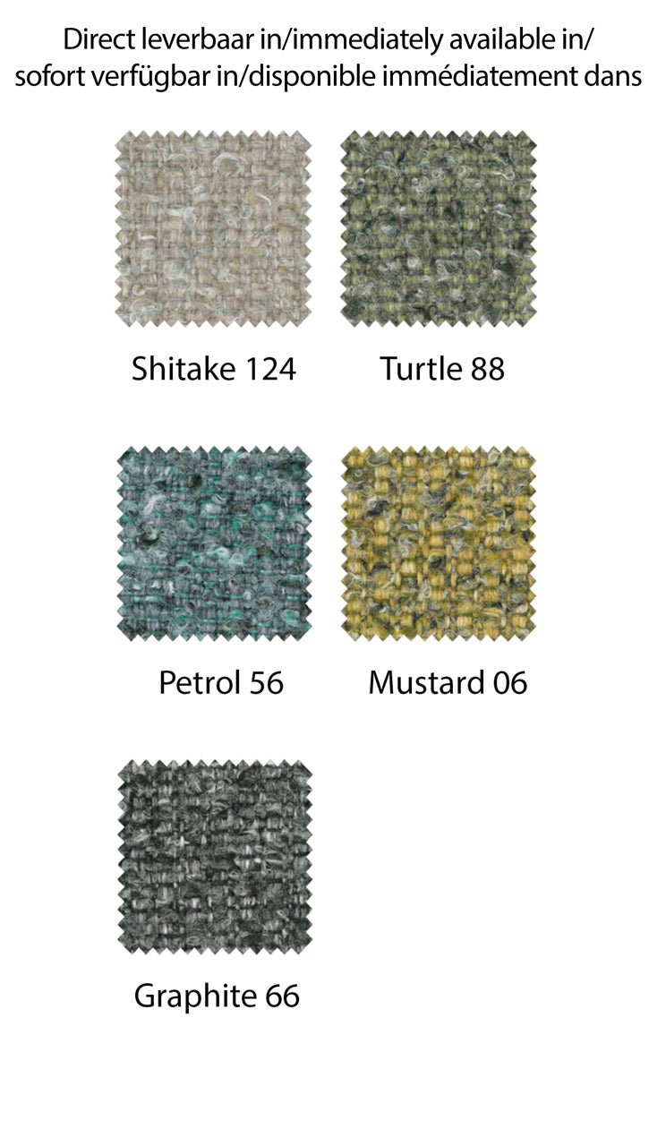 Barkruk Studio kuip boucle 65 cm lage kuip grafiet